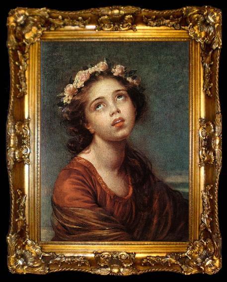 framed  VIGEE-LEBRUN, Elisabeth The Daughter